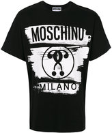 Thumbnail for your product : Moschino brush stroke print T-shirt