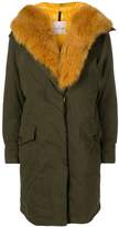 Thumbnail for your product : Moncler fox fur midi coat