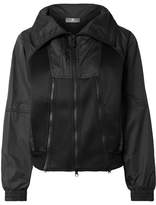 Thumbnail for your product : adidas by Stella McCartney Train Shell And Scuba Jacket - Black