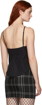 Thumbnail for your product : Alexander Wang Black Twisted Front Cami Tank Top