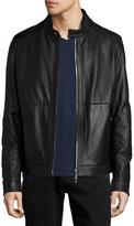 Thumbnail for your product : BOSS Classic Leather Biker Jacket, Black