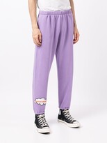 Thumbnail for your product : DUOltd Slogan-Print Cotton Track Pants