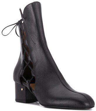 Laurence Dacade Cut-Out Detail Ankle Boots