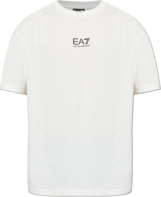 EA7 Emporio Armani Logo-Printed Crewneck T-Shirt