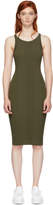 Thumbnail for your product : Alexander Wang Alexanderwang.T alexanderwang.t Green Visible Strap Dress