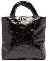 Thumbnail for your product : Kassl Editions Pillow Small Padded Coated-canvas Tote Bag - Black