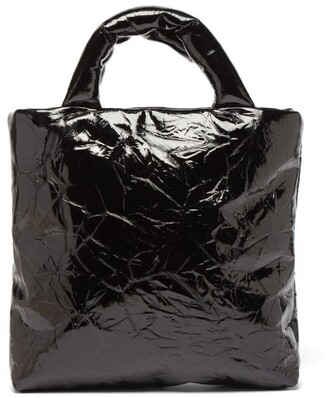 Kassl Editions Pillow Small Padded Coated-canvas Tote Bag - Black