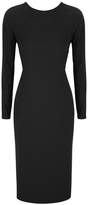 Donna Karan Collection Black Panelled Dress