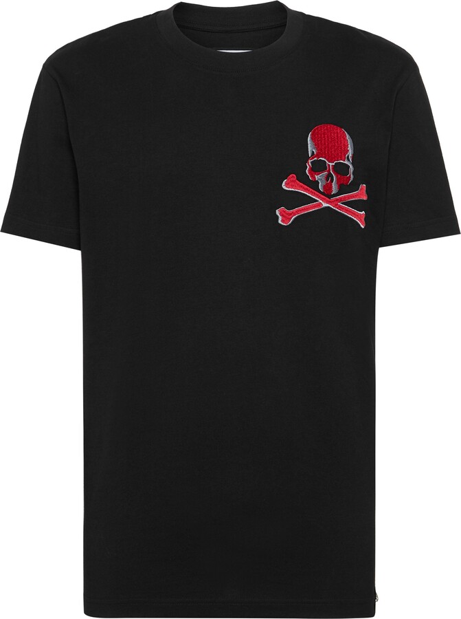 Philipp Plein T-shirt Round Neck SS Skull & Bones