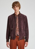 Thumbnail for your product : Paul Smith Men's Damson Suede Bomber Jacket