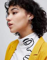 Thumbnail for your product : ASOS Sleek Resin Shape Drop Earrings