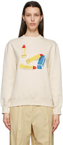 Thumbnail for your product : Lanvin Off-White Scented Lipstick Sweatshirt