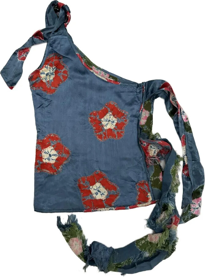 TIGRA TIGRA Floral Tie Top
