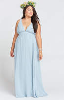 Thumbnail for your product : Show Me Your Mumu Show Me Your Ava Maxi Dress ~ Steel Blue Chiffon