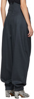 Thumbnail for your product : Maison Margiela Blue High-Waisted Runway Trousers