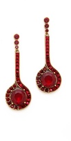 Thumbnail for your product : Oscar de la Renta Jeweled Drop Earrings