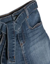 Thumbnail for your product : Liu Jo Belted Denim Skirt