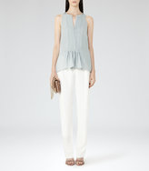 Thumbnail for your product : Reiss Leondas Pleat And Chain Detail Top