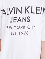 Thumbnail for your product : Calvin Klein Twain cotton-jersey t-shirt