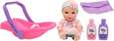 Little Darlings 8" Baby Magic Tote Along Baby