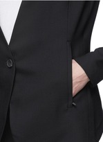 Thumbnail for your product : Nobrand Collarless fine wool smoking jacket