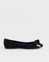 Thumbnail for your product : Ted Baker Antheia bow detail ballet flats