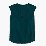 Thumbnail for your product : J.Crew Cap-sleeve shirttail top