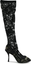 Thumbnail for your product : Dolce & Gabbana Sheer Lace Boots