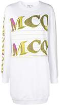 Thumbnail for your product : McQ repeat logo sweatshirt dress