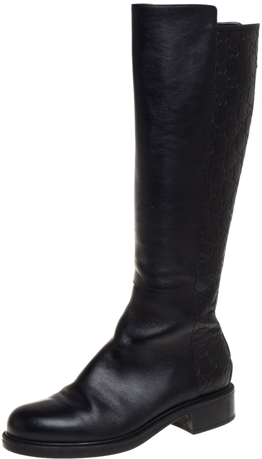 knee high boots gucci