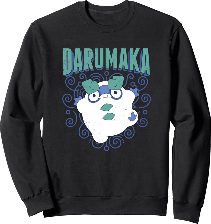 Pokemon Darumaka Galar Form Cute Winter Portrait Distressed Sweatshirt