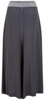 Thumbnail for your product : Lorena Antoniazzi Crinkled Wide-Leg Cropped Trousers