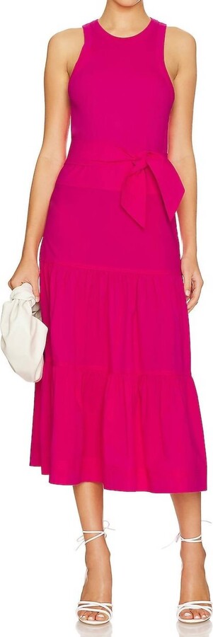 Veronica Beard Austyn Dress In Fuchsia
