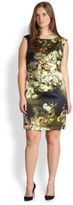 Thumbnail for your product : Kay Unger Kay Unger, Sizes 14-24 Floral-Print Sheath Dress