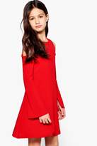 Thumbnail for your product : boohoo Girls Rip Sleeve Detail Swing Dress
