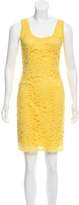 Thumbnail for your product : Alberta Ferretti Lace Knee-Length Dress