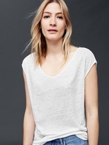 Thumbnail for your product : Gap Linen cap sleeve tee