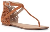 Thumbnail for your product : Sole Society Teresa laser cut t-strap sandals