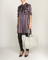 Thumbnail for your product : Joseph College Striped Satin Shirt Dress