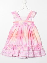 Thumbnail for your product : Patachou Tie-Dye Ruffle-Trim Dress