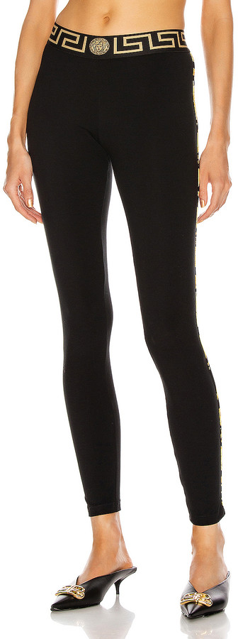 versace gym leggings