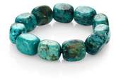 Thumbnail for your product : Nest Teal Agate Square Beaded Stretch Bracelet