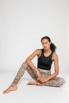 Thumbnail for your product : Ragdoll LA HIGH WAISTED WORKOUT LEGGING Brown Leopard