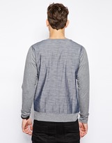 Thumbnail for your product : Izzue Cardigan With Chambray Panel