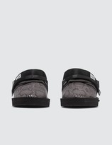 Thumbnail for your product : Suicoke Snake-Effect Velcro Sandals