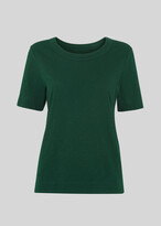 Thumbnail for your product : Whistles Rosa Double Trim T Shirt