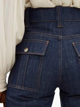 Chloé High-rise Safari-pocket Jeans - Womens - Denim