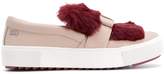 Thumbnail for your product : Karl Lagerfeld Paris fur detail slip-on sneakers