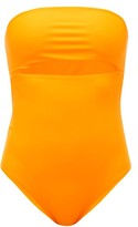 Thumbnail for your product : JADE SWIM Highlight Strapless Cutout Swimsuit - Orange