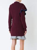 Thumbnail for your product : MSGM oversized ribbed cardigan